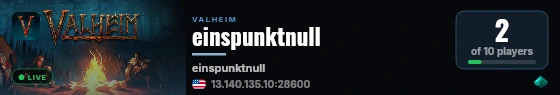 einspunktnull live status badge