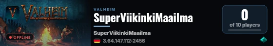 SuperViikinkiMaailma live status badge