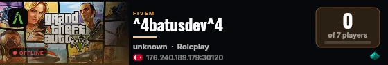 ^4batusdev^4 live status badge