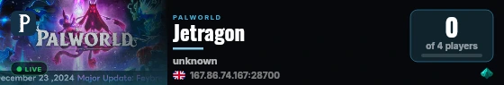 Jetragon live status badge