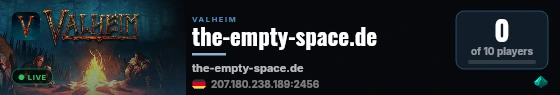 the-empty-space.de live status badge
