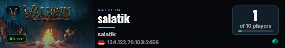 salatik live status badge