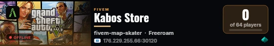 Kabos Store live status badge