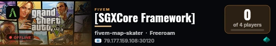 [SGXCore Framework] live status badge