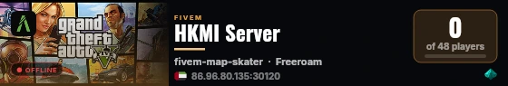 HKMI Server live status badge