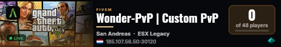 Wonder-PvP | Custom PvP live status badge