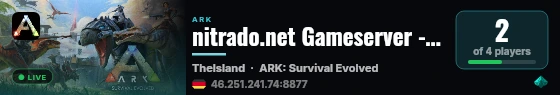 nitrado.net Gameserver - (v361.7) live status badge
