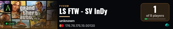 LS FTW - SV InDy live status badge