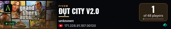 ĐỤT CITY V2.0 live status badge