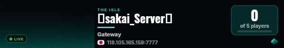 【sakai_Server】 live status badge
