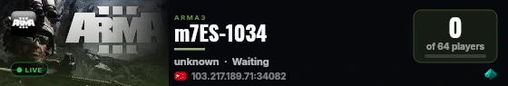 m7ES-1034 live status badge