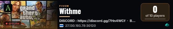 Withme live status badge