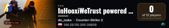 InHooxiWeTrust powered by PRACC.COM live status badge