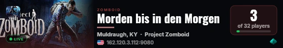 Morden bis in den Morgen live status badge