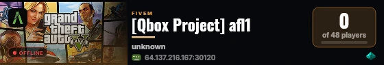[Qbox Project] afl1 live status badge