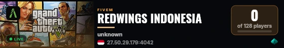 REDWINGS INDONESIA live status badge