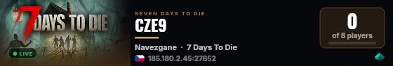 CZE9 live status badge