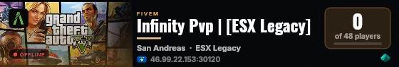 Infinity Pvp | [ESX Legacy] live status badge
