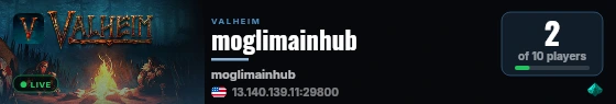 moglimainhub live status badge