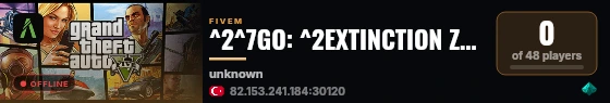 ^2^7GO: ^2EXTINCTION Zombie PvP ^8| ^7Season ^21 live status badge