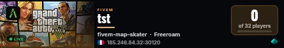 tst live status badge