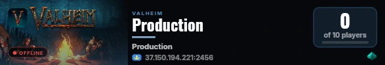 Production live status badge