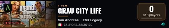 GRAU CITY LIFE live status badge