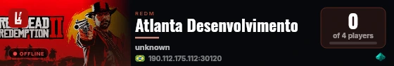 Atlanta Desenvolvimento live status badge