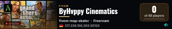 ByHvppy Cinematics live status badge