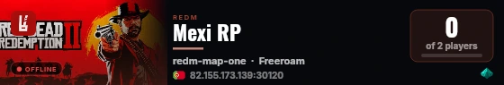 Mexi RP live status badge