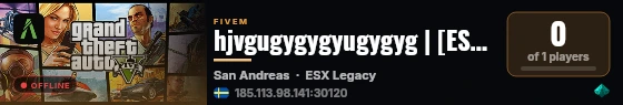hjvgugygygyugygyg | [ESX Legacy] live status badge
