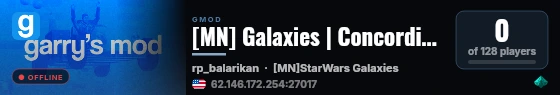 [MN] Galaxies | Concordia | Dynamic Wars | Economy live status badge
