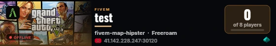 test live status badge
