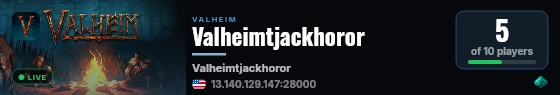 Valheimtjackhoror live status badge