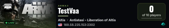 TestVaa live status badge