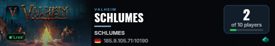 SCHLUMES live status badge