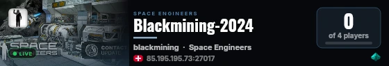 Blackmining-2024 live status badge