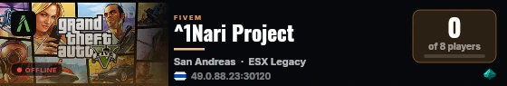 ^1Nari Project live status badge