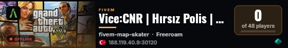 Vice:CNR | Hırsız Polis | Cops And Robbery live status badge