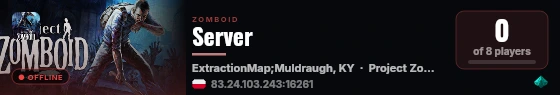 Server live status badge