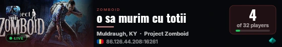 o sa murim cu totii live status badge