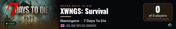 XWNGS: Survival live status badge