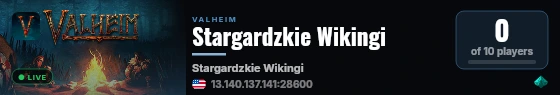 Stargardzkie Wikingi live status badge