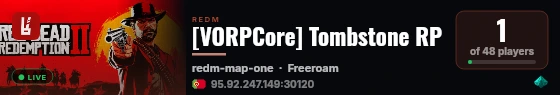 [VORPCore] Tombstone RP live status badge