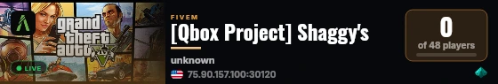 [Qbox Project] Shaggy's live status badge
