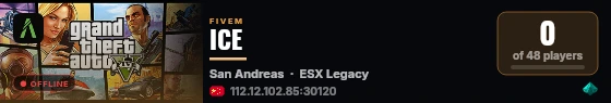 ICE live status badge