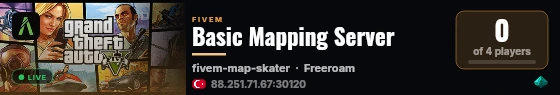 Basic Mapping Server live status badge