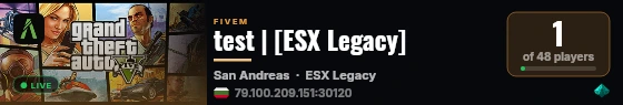 test | [ESX Legacy] live status badge