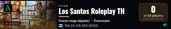 Los Santos Roleplay TH live status badge