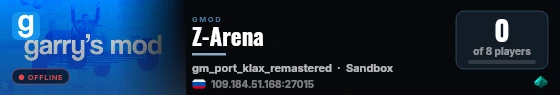 Z-Arena live status badge